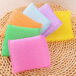 Sét 4 Miếng rửa chén, rửa bát lưới kim tuyến