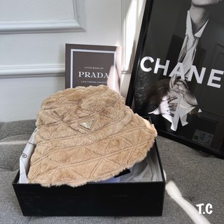 Mũ lông trám prada siêu đẹp