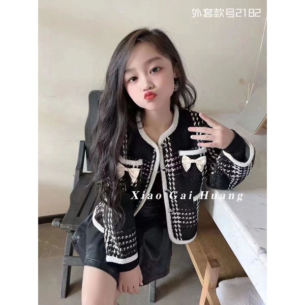 Áo khoác dạ bé gái size 5-13