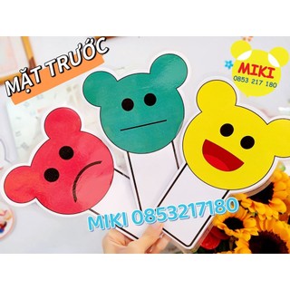 Bộ thẻ cảm xúc hình gấu miki
