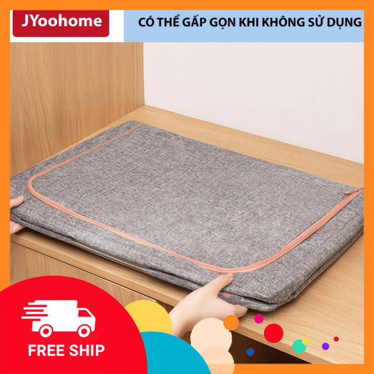 Túi Vải Đựng Quần Áo, Chăn Màn Khung Thép, Hộp Vải Đựng Đồ Khung Thép Chịu Lực Cao Cấp