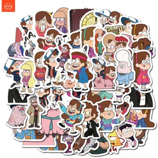 J· Bộ Hình Dán Chống Thấm Gravity Falls, 50 tờ/bộ