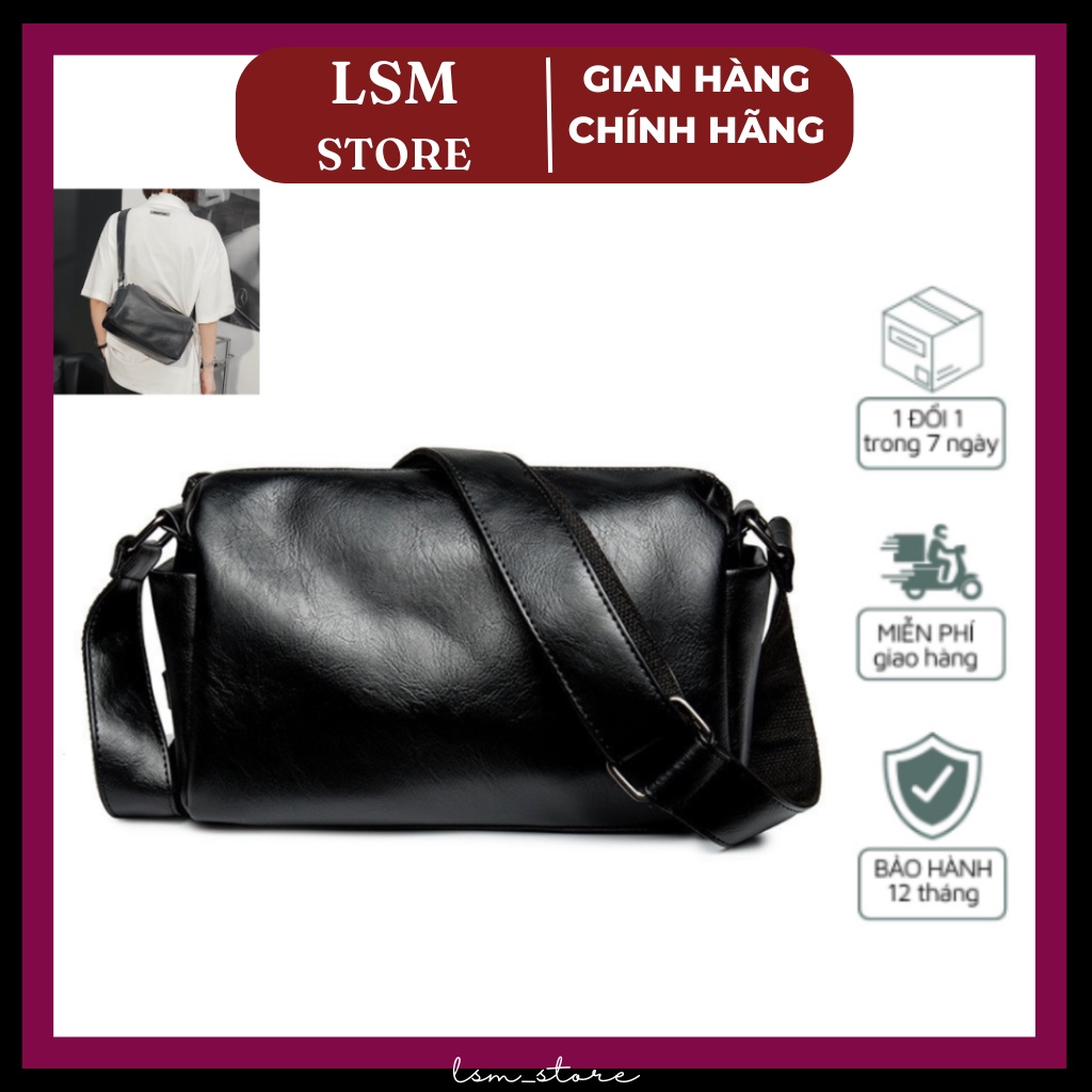 Túi Xách Đeo Chéo Nam Nữ Da Cao Cấp, Form Chuẩn, Đẹp, Sang trọng