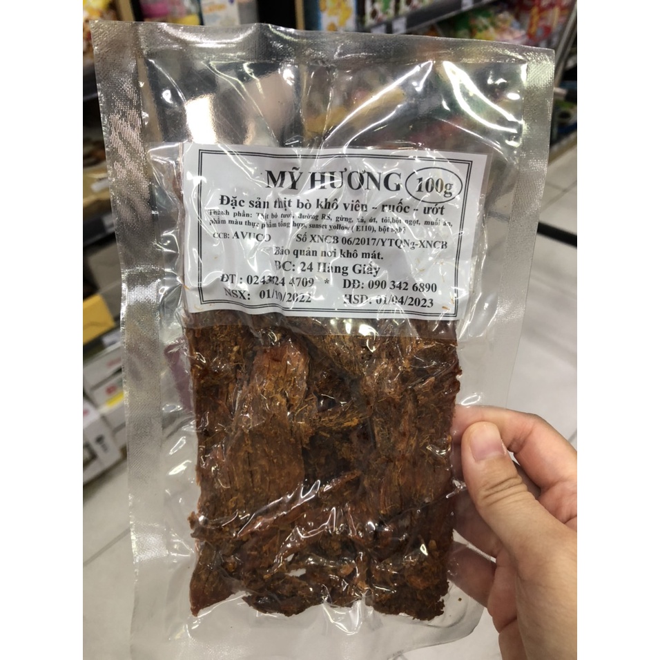 Bò khô miếng Mỹ Hương 100g