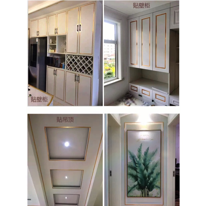 Cuộn 20m Viền Chỉ Dán Trang Trí Tường DV451