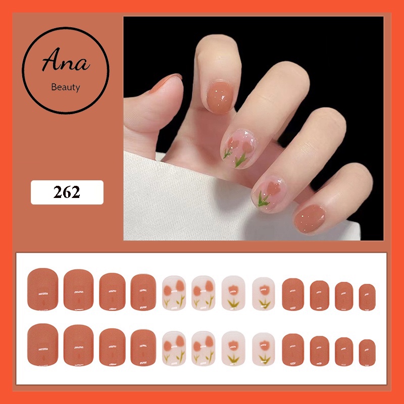 Nail box thiết kế móng tay giả kèm keo Anabeauty móng tay đẹp