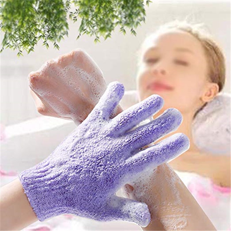 Găng tay tắm tẩy tế bào chết đa năng có thể massage và dưỡng ẩm cho da