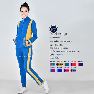 Bộ mặc nhà thu đông Gia Hồi size XL, XXL
