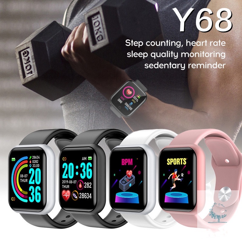 Đồng Hồ Thông Minh Elough Y68 / D20S D18 M5 Đa Dụng Chất Lượng Cao