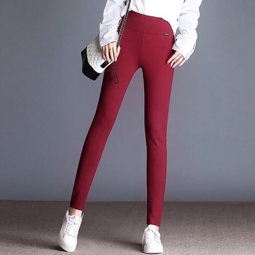 Quần Legging Thể Thao Lưng Cao Chất Liệu Co Giãn Thời Trang Cho Nữ
