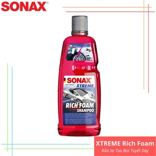 Dung Dịch Rửa Xe Bọt Tuyết SONAX Rich Foam Shampoo 248300 1000ml HIBUAUTO
