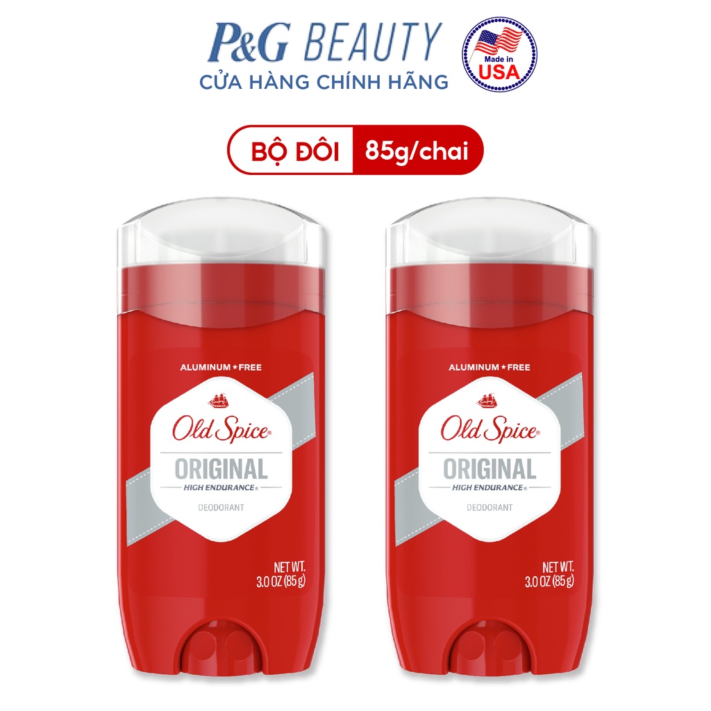 Combo đôi Sáp khử mùi Old Spice Stick Original 85g/chai