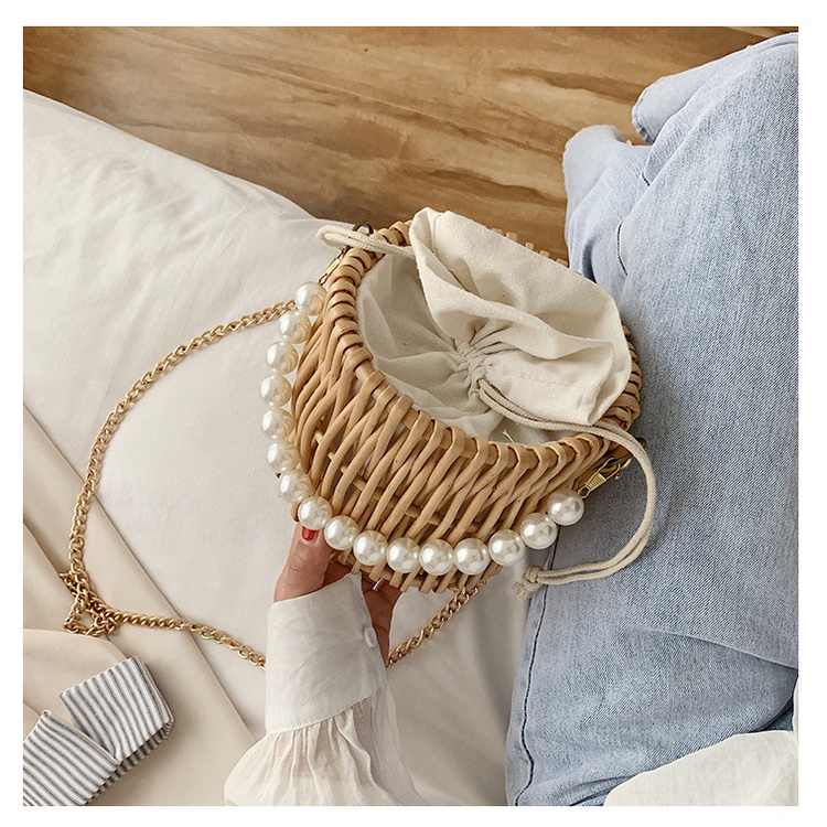 Túi Xách Đan Cói Thiết Kế Mới Cao Cấp Thời Trang