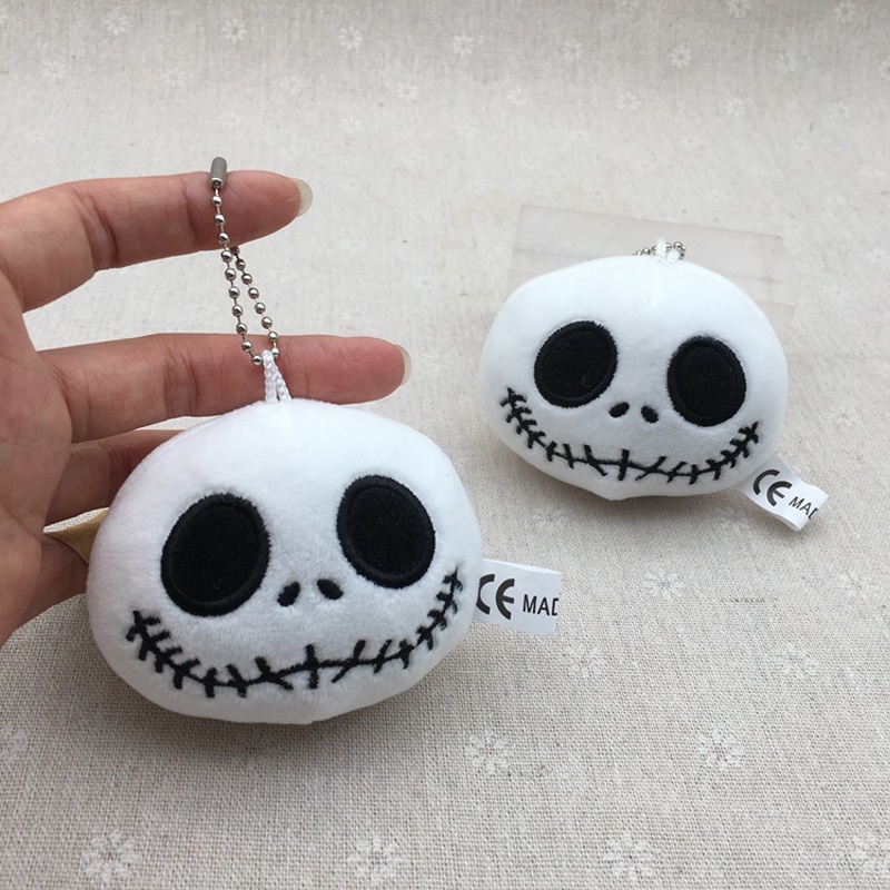 Thú Nhồi Bông Hình Đầu Lâu 8cm Trang Trí Giáng Sinh