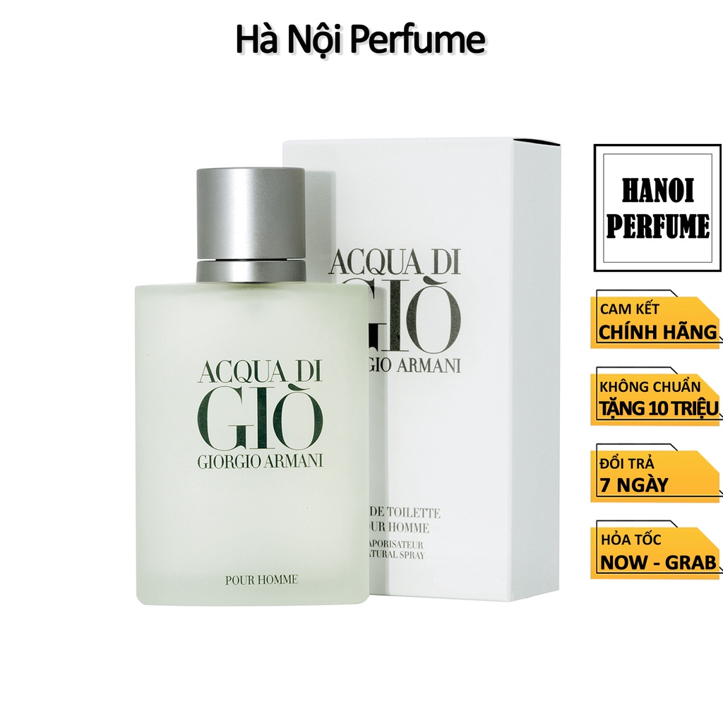 Nước hoa nam Giorgio Armani Acqua Di Gio Pour Homme Giò Trắng chai full 100ml Hà Nội Perfume