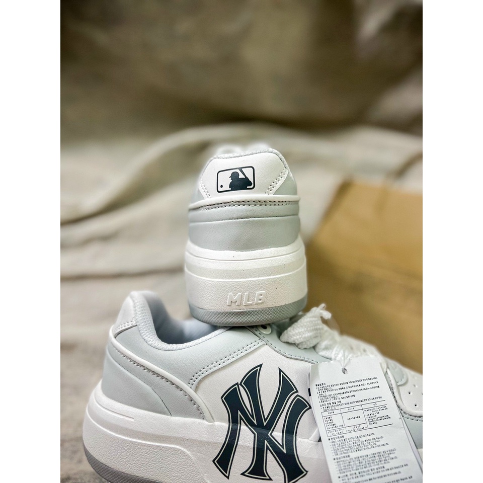 Giày thể thao nam nữ MLB Chunky Liner 2022 đủ 4 màu đế tăng chiều cao, bản cao cấp chất liệu da in 3D, full phụ kiện