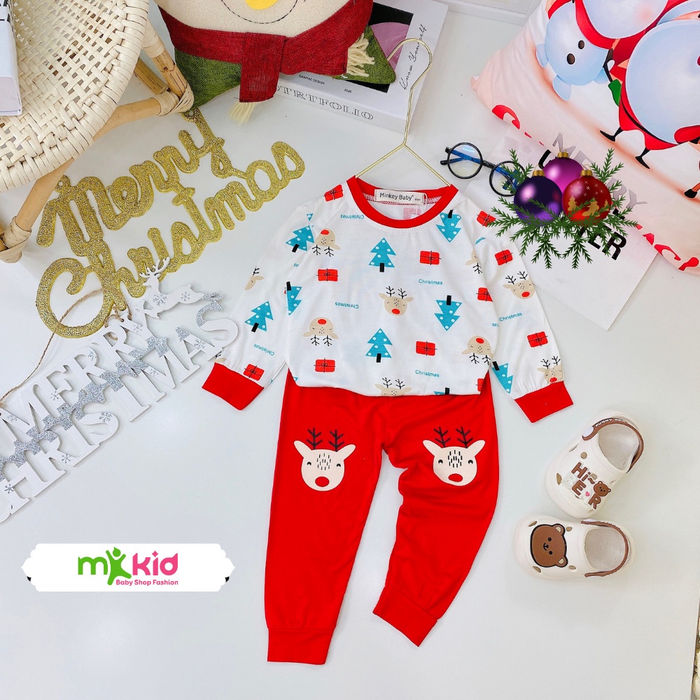 Đồ Giáng Sinh Cho Bé 6-26KG 💖 Bộ NOEL Cho Bé Trai Bé Gái 💖 Chất Cotton Lạnh dày dặn và giử ấm tốt cho bé . .