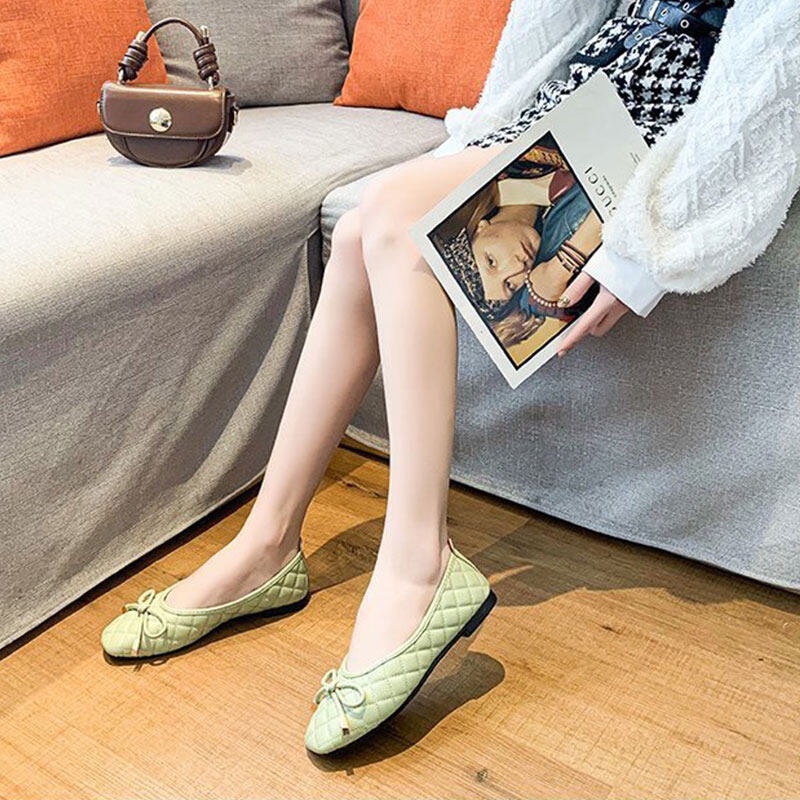 Giày Búp Bê Đế Bằng Phong Cách Hàn Quốc Mới Cho Nữ
