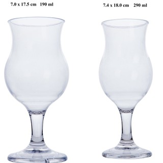 Bộ 2 ly sinh tố,nước ép trái cây poco nhựa trong acrylic 190ml-290ml