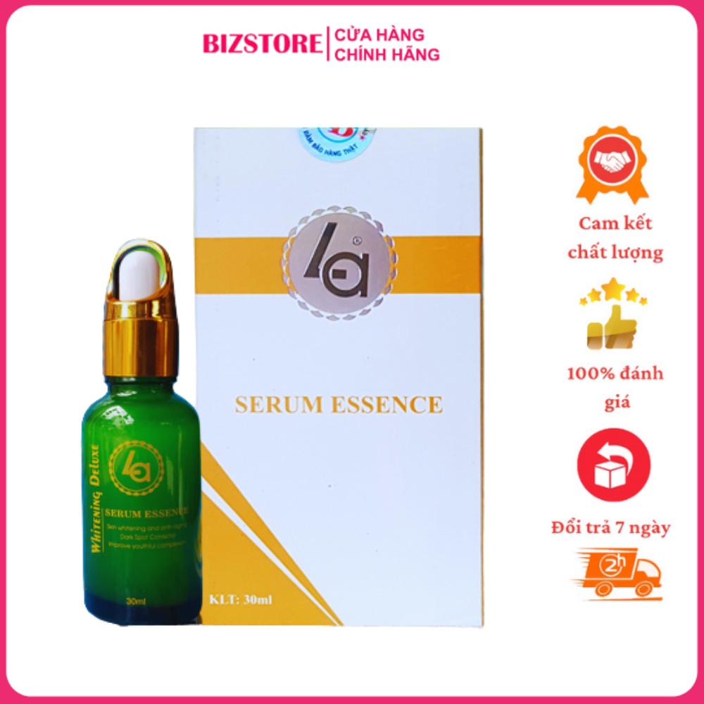 Serum Essence ngăn ngừa nám sạm - tàn nhang - dưỡng tráng da Deluxe LA chính hãng 30ml