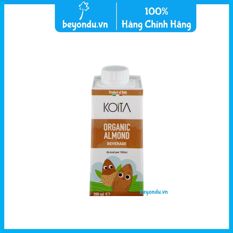 Sữa hạnh nhân hữu cơ koita 200ml - ảnh sản phẩm 1