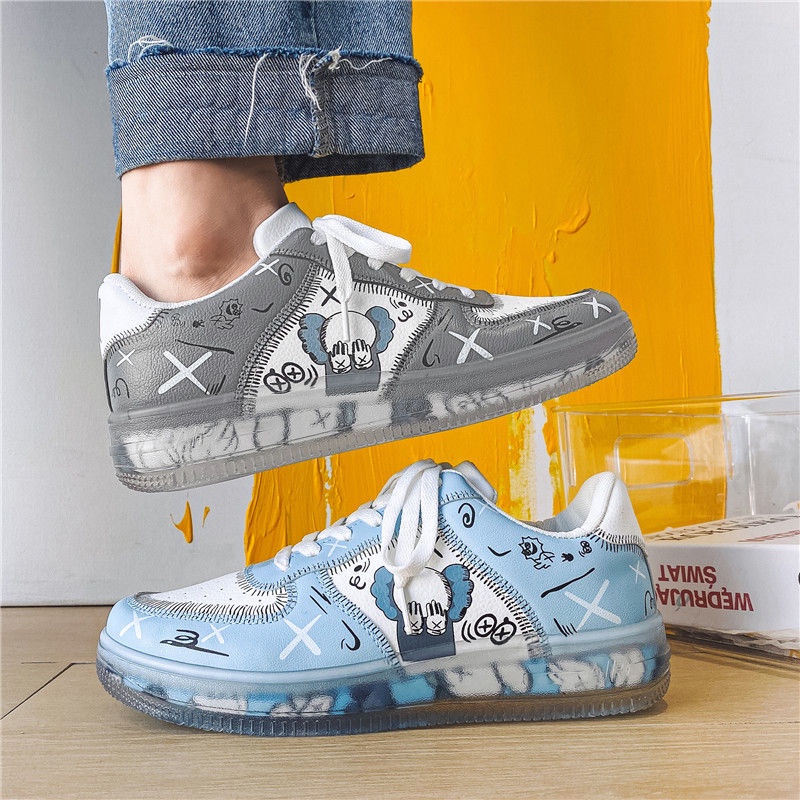 Giày Thể Thao Canvas Air Force No. Phong Cách Mới Cao Cấp Cho Nam 1 Giày Trắng Nhỏ Hợp Thời Trang