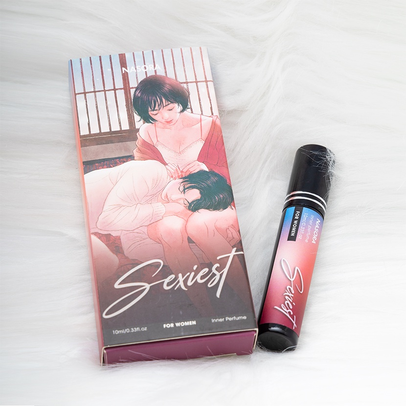 [COMBO SEXIEST] Nước Hoa Body và Nước Hoa Vùng Kín Nữ NASORA The Sexiest mùi hương quyến rũ, thơm lâu chai 10ml, 2ml