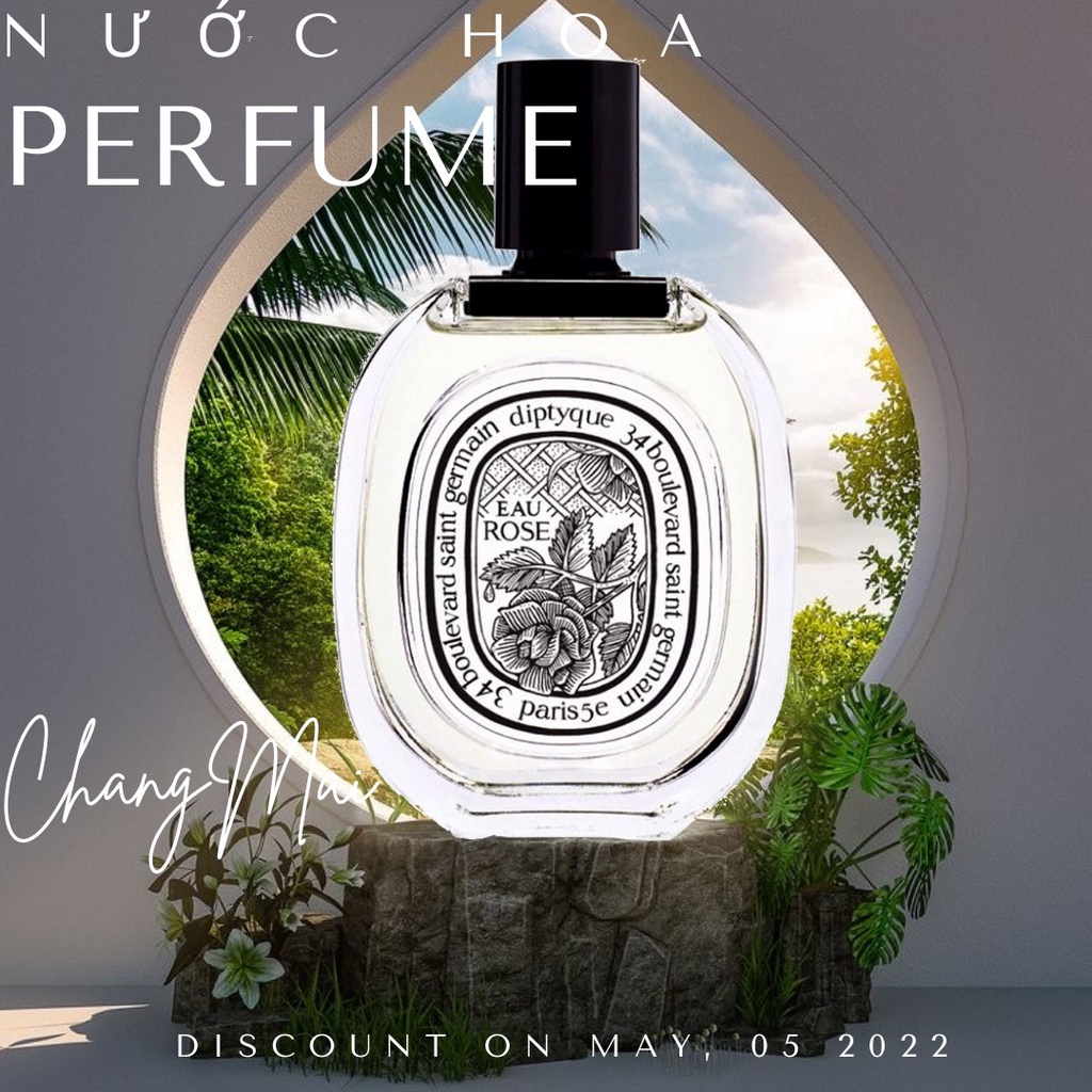 Nước hoa dùng thử Diptyque Eau Rose EDT