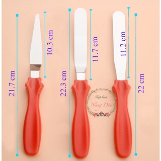 BỘ 3 DAO CHÀ LÁNG BÁNH MINI