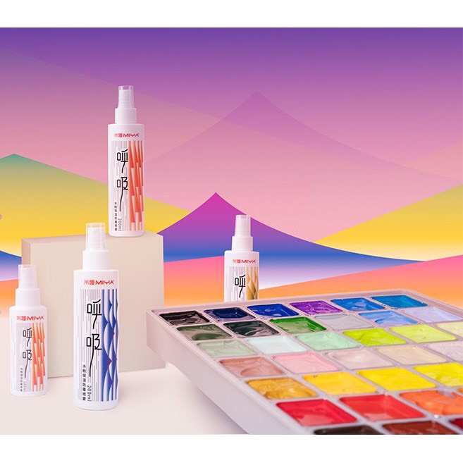 Xịt Giữ Ẩm, Chống Mốc Màu Nước,Acrylic Gouache 100ml/200ml