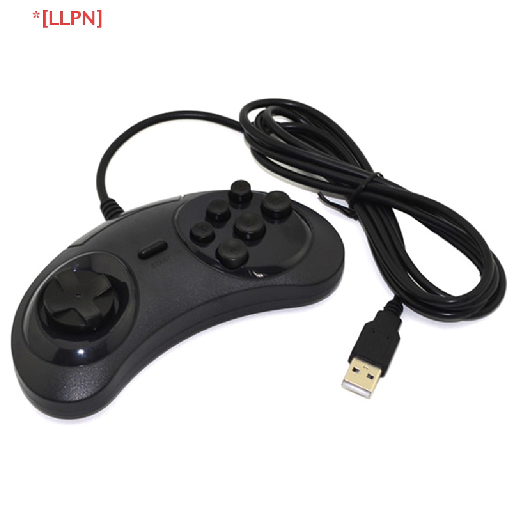 Tay Cầm Chơi Game 6 Nút Kết Nối USB Cho PC Kiểu Cổ Điển