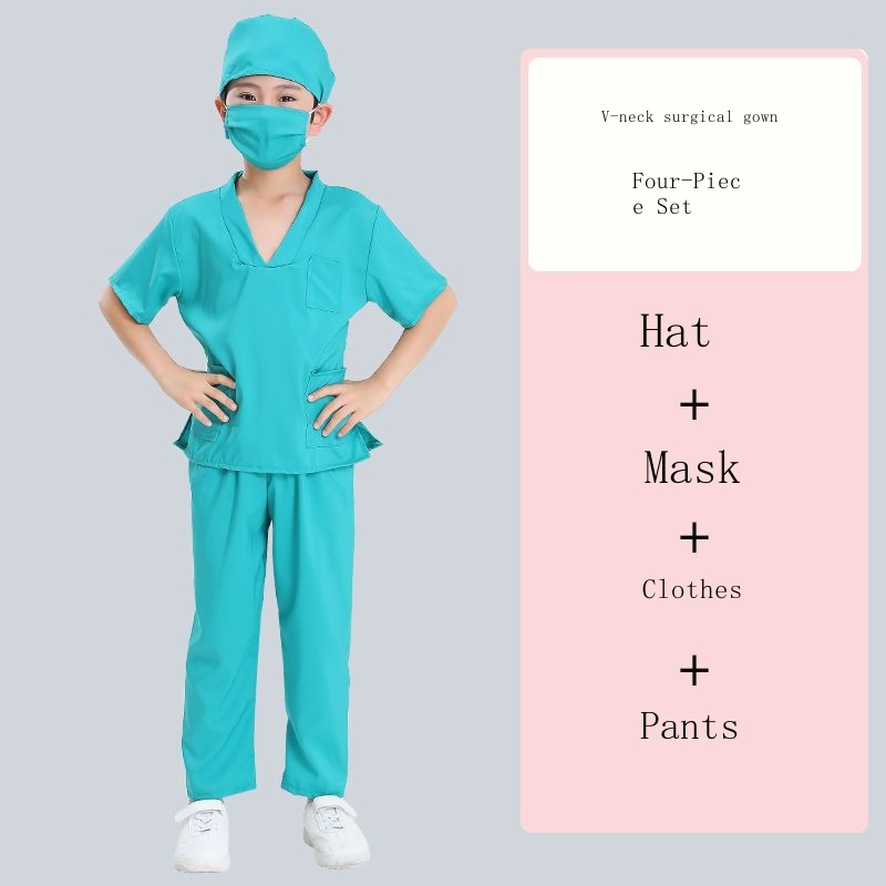 Đồng Phục Y Tá Bác Sĩ Bảo Vệ Cho Bé