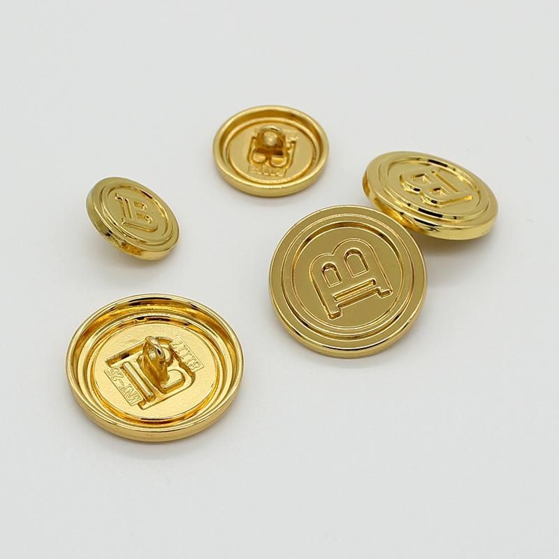 Button. Nút Áo Khoác Hình Tròn In Chữ Tiếng Anh Bằng Kim Loại Thời Trang Cho Nam Và Nữ