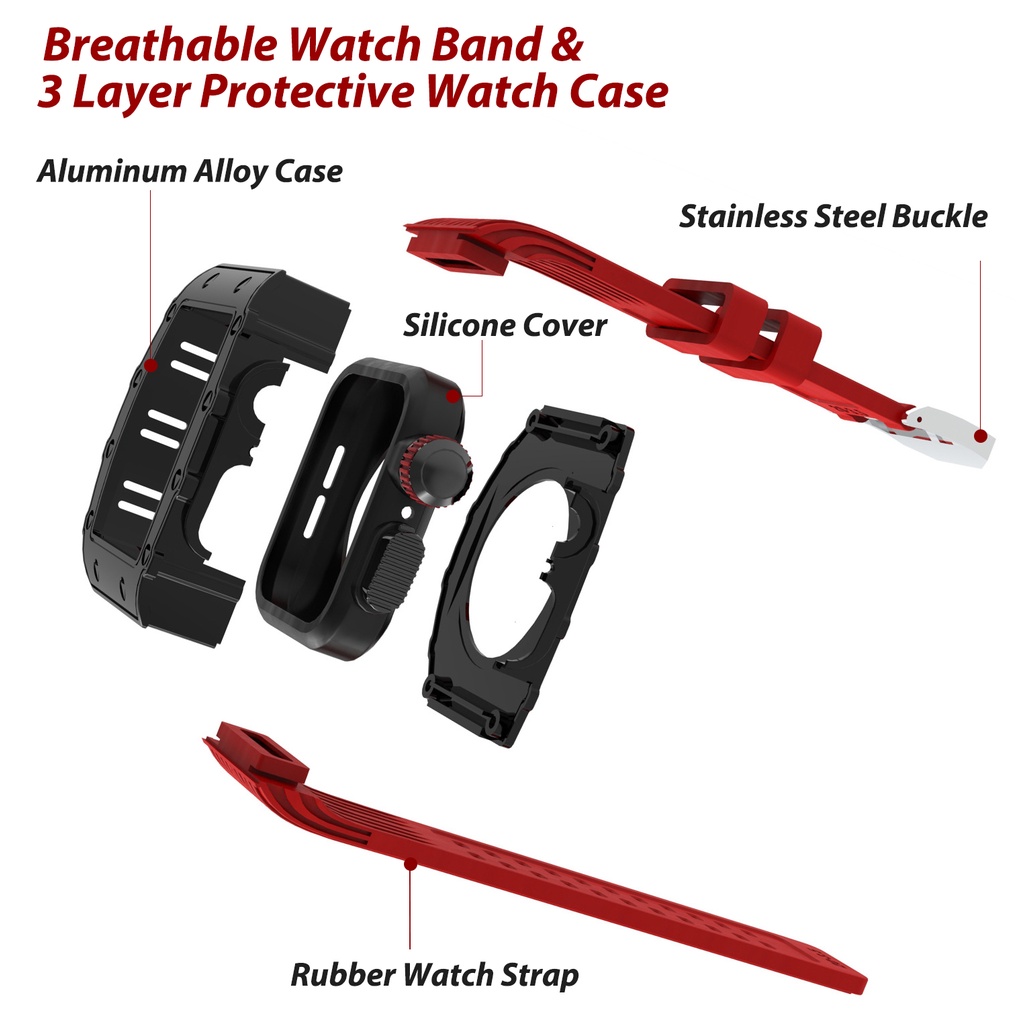 Khung Kim Loại Sang Trọng Dành Cho iWatch Ultra 2 1 49mm iWatch Series 9 8 7 41mm 45mm iWatch 6 SE 5 4 40 / 44mm