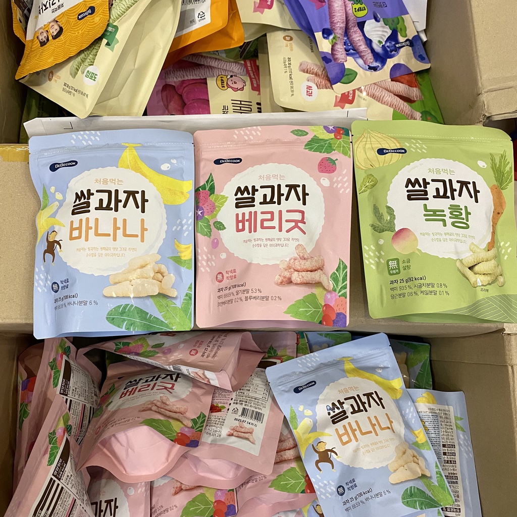 Bánh ăn dặm hình que hữu cơ BEBECOOK cho bé