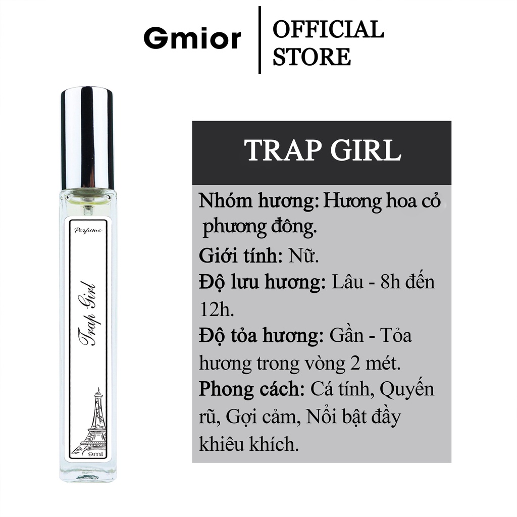 ✅  Tinh Dầu Nước Hoa Trap Girl Cá Tính, Ngọt Ngào, Gợi Cảm Lưu Hương 8 - 12 Tiếng Good Girl