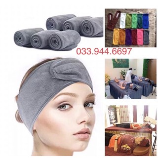 Băng đô quấn spa - băng đô nửa đầu rửa mặt cho spa salon