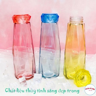 Bình Nước Thủy Tinh Kim Cương 