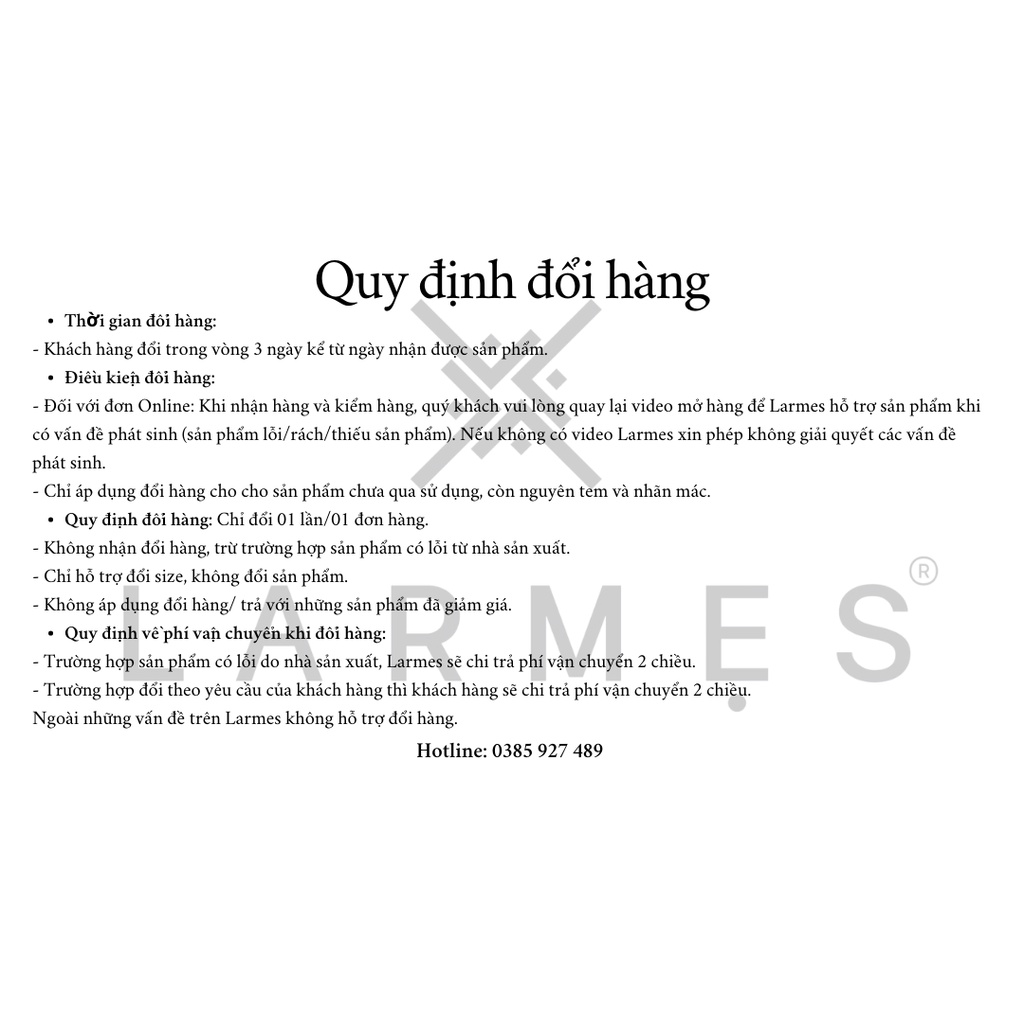 LARMES - Chân váy Isla lưng cao dáng dài