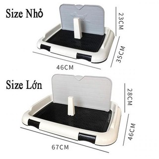 Khay Vệ Sinh Chó Có Tường 2 Size