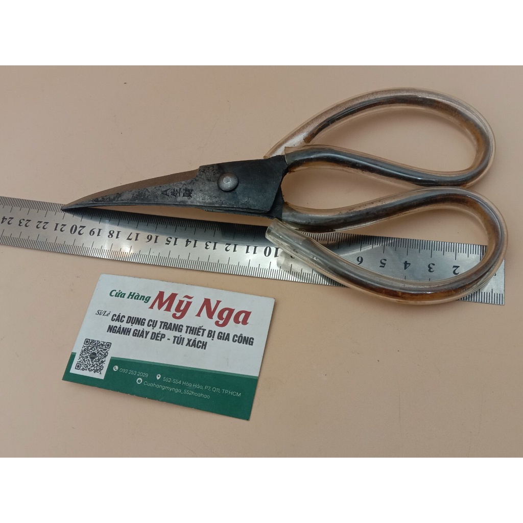 Kéo cong Sơn tài cán nhựa trong 1t2