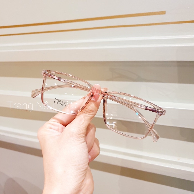 gọng kính dẻo 8087 Trang Nâu