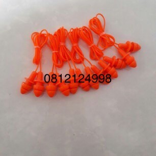 Nút tai chống ồn 2 tầng màu cam
