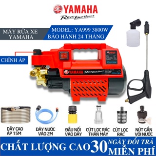 BH 24 THÁNG Chính hãng Máy rửa xe áp lực cao YAMAHA - YA999 công suất 3800W
