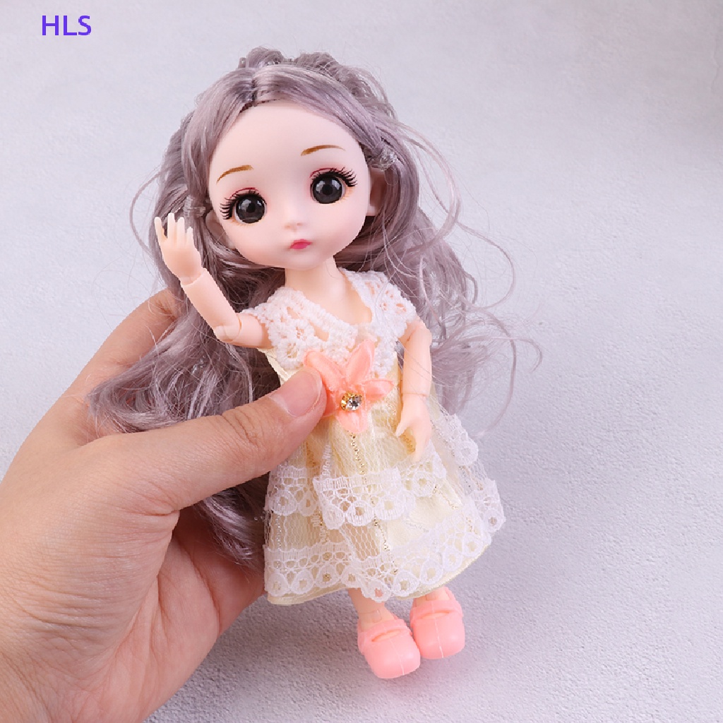 Búp Bê Công Chúa 16cm Kèm Giày / Giày / Khớp Chuyển Động Dễ Thương Cho Bé Gái