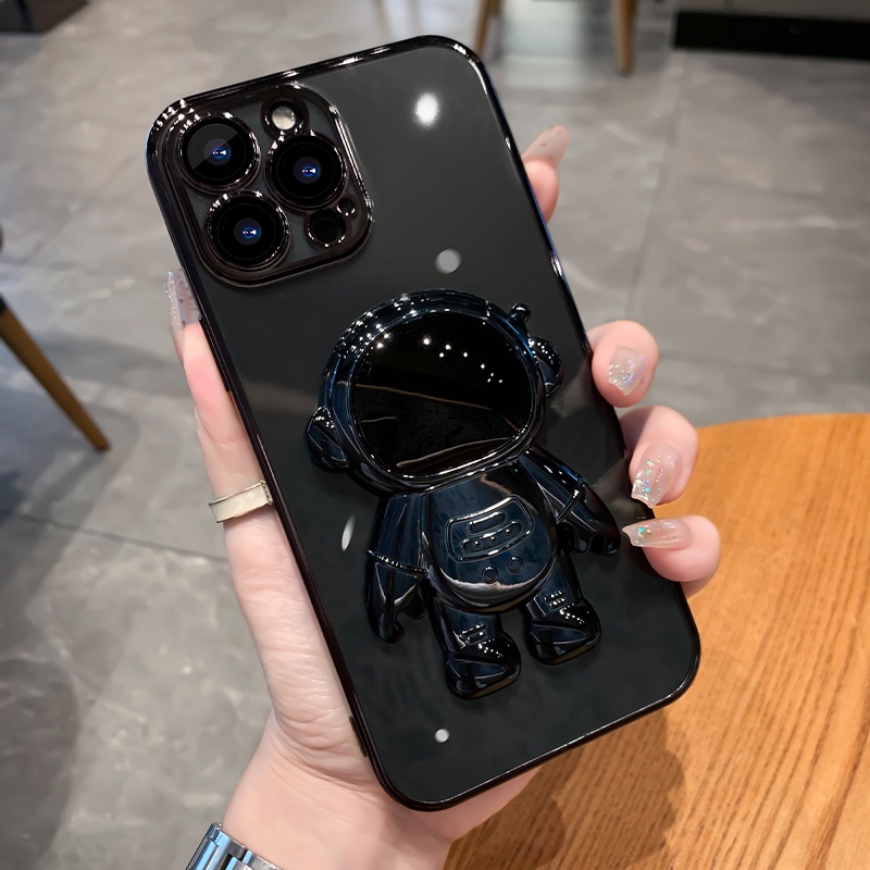 Ốp Điện Thoại Họa Tiết Phi Hành Gia Cho iPhone x xr xs max 6 7 8 plus se 2022 2020