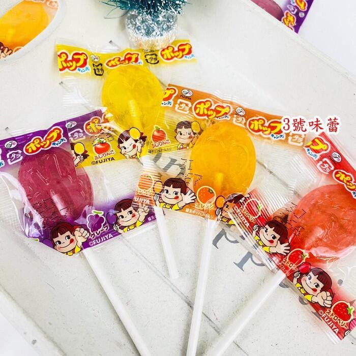 Kẹo mút hoa quả Fujiya Pop Candy chống sâu răng mới 20 cây Nhật Bản [DATE T6/2024]