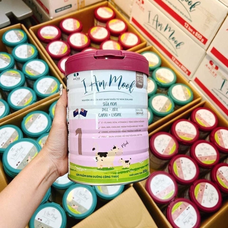 SỮA I AM MOOK số 1 dành cho trẻ 0-12M - lon 850gram