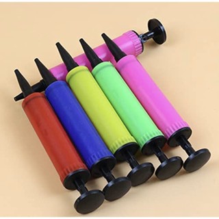 Dụng cụ bơm bong bóng, phao chơi cát mini cầm tay màu sắc ngẫu nhiên