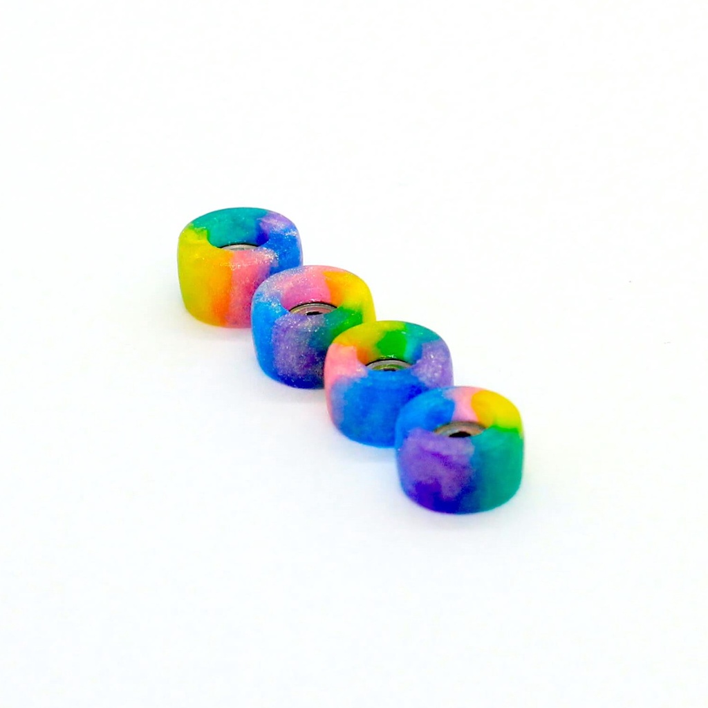 Fingerboard Wheels Professional 70D Hardless cho ván trượt ngón tay Mini với vòng bi im lặng ABEC 7